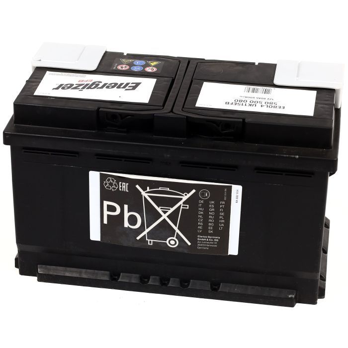 Акумулятор автомобільний Energizer 80Ah-12v EFB R, EN800 (580 500 080) зображення 4