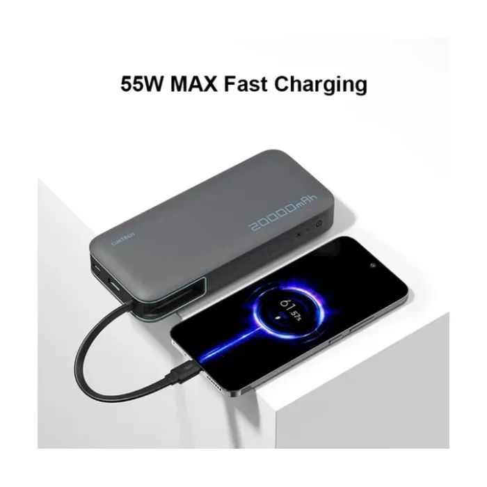 Батарея универсальная CUKTECH 20000mAh PB200N 55W Grey (CUKP200NGLDG) изображение 2