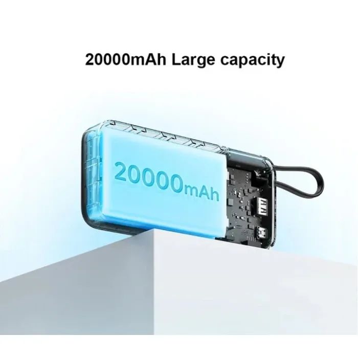 Батарея универсальная CUKTECH 20000mAh PB200N 55W Grey (CUKP200NGLDG) изображение 4