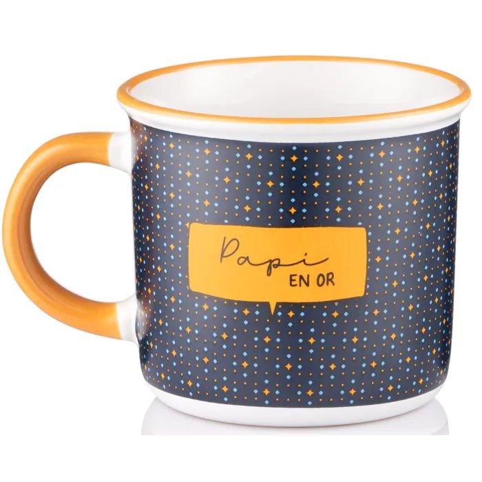 Чашка Ardesto Dad, 400мл, кераміка, багатокольоровий (AR3098)