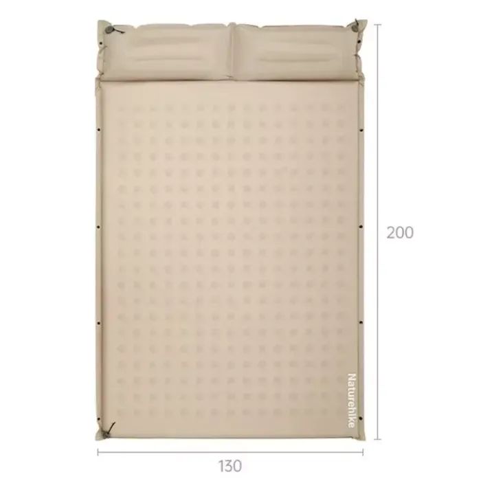 Туристический коврик Naturehike CNK2550WS025, вологостійкий, 200х130х6 см, бежевий (6977465868756) изображение 2