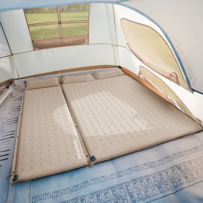 Туристический коврик Naturehike CNK2550WS025, вологостійкий, 200х130х6 см, бежевий (6977465868756) изображение 3