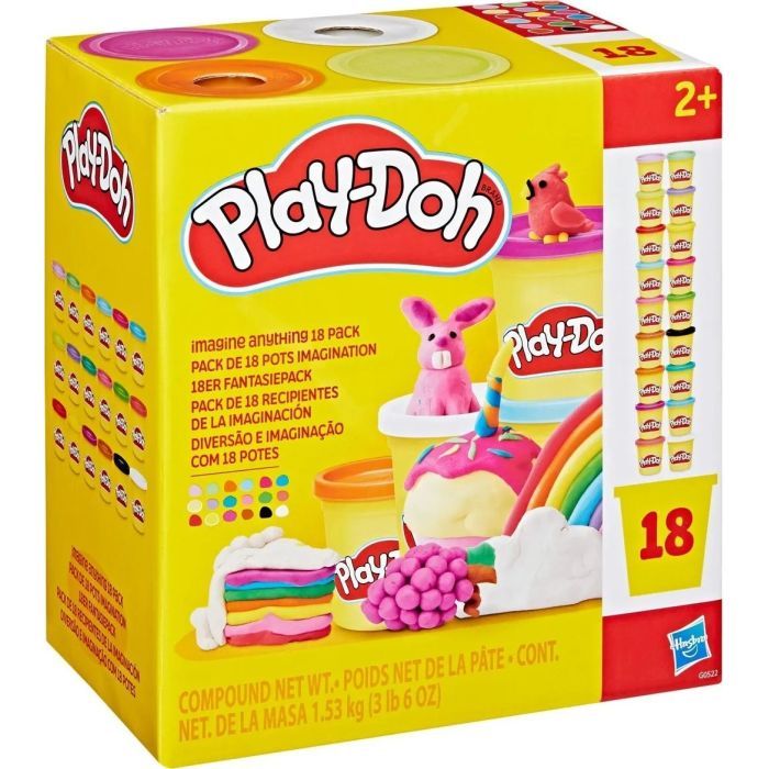 Пластилін Hasbro Play-Doh 18 баночок (G0522) зображення 3