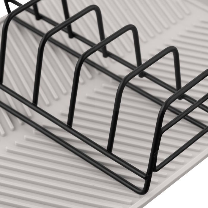 Сушилка для посуды Ardesto Minimalism 39х25х8см, силікон, метал, сірий (ARHK4102DR) изображение 4