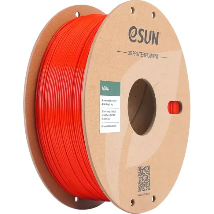 Пластик для 3D-принтера eSUN ASA+ 1,75mm 1kg RED (ASA+P175R1)
