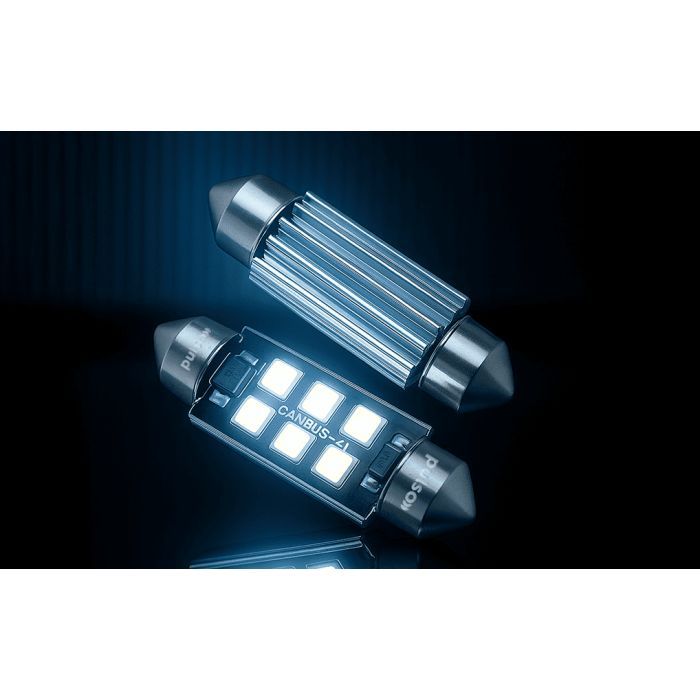 Автолампа PULSO LED C5W/41мм/CANBUS/9SMD-2835/12v/2,9W/315lm White (LP-41C5W) изображение 3