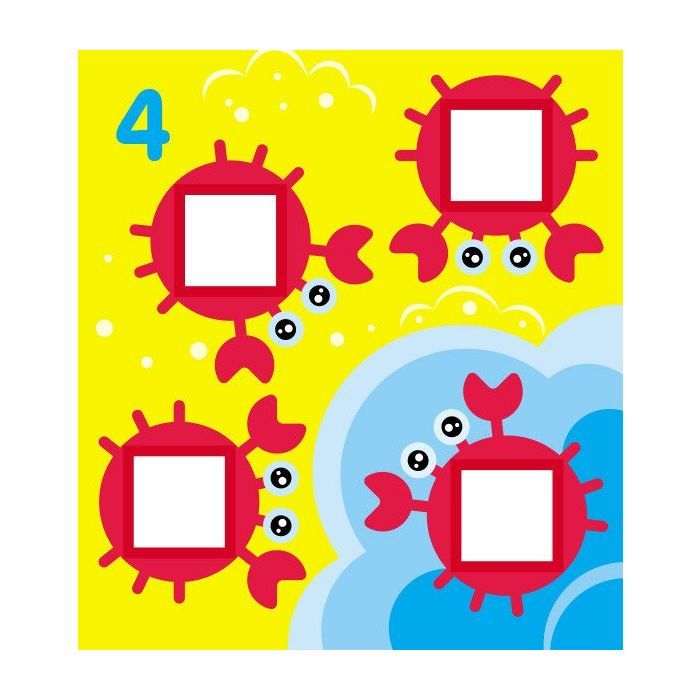 Книга Мозаїка з наліпок. Для дітей від 3 років. Квадратики Ранок (9789667516048) изображение 4