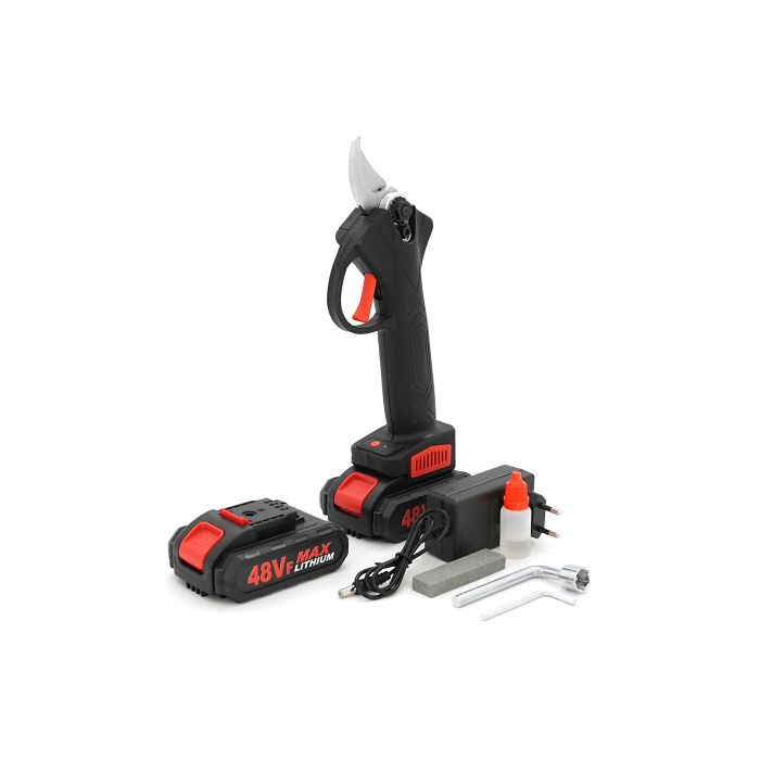 Секатор Voltronic акумуляторний YT40497, 2xАКБ, ЗП, Black, Case (YT40497) зображення 3