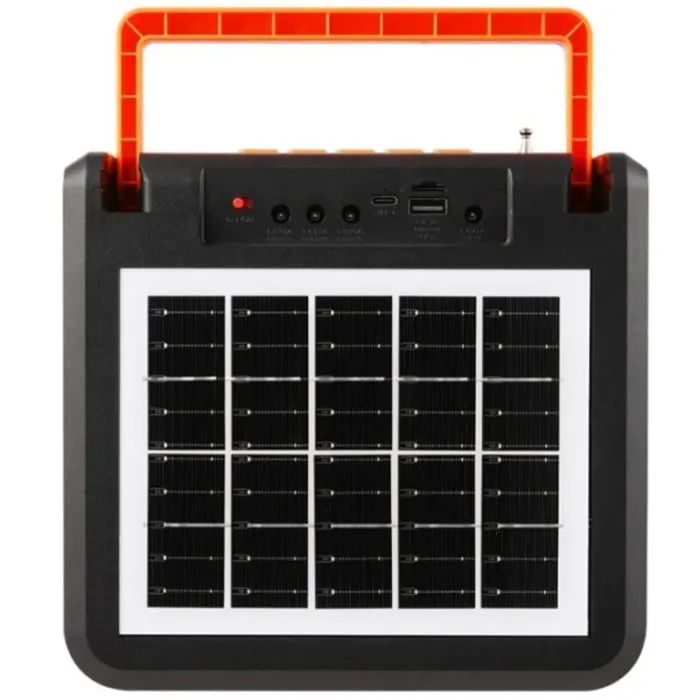 Акустическая система NEWVEW NV-9218 Solar Panel/BT/USB/TF/FM Blue (NWVW-NV-9218-BL) изображение 2
