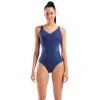 Купальник Arena Shimmering Swimsuit U Back 010810-708 синій 46 (3468337757658)