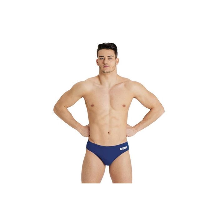 Плавки Arena Team Swim Briefs Solid 004773-504 темно-сірий 75 (3468337617723)