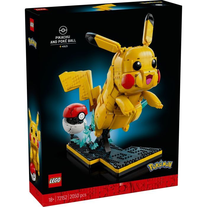 Конструктор LEGO Pokemon Пикачу и покебол (72152)