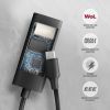 Перехідник USB-C to RJ45 Ethernet 1000Mbps black AXAGON (ADE-ARC) зображення 4