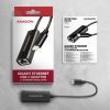 Перехідник USB-C to RJ45 Ethernet 1000Mbps black AXAGON (ADE-ARC) зображення 5