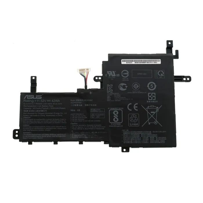 Аккумулятор для ноутбука ASUS X531 B31N1842, 3653mAh (42Wh), 3cell, 11.52V, Li-Pol (A71208)