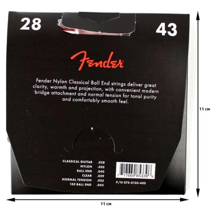 Струни для гітари Fender 130 (21768) зображення 2