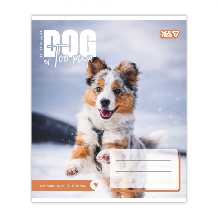 Зошит Yes Dog too pup А5 12 аркушів лінія (768732) зображення 6