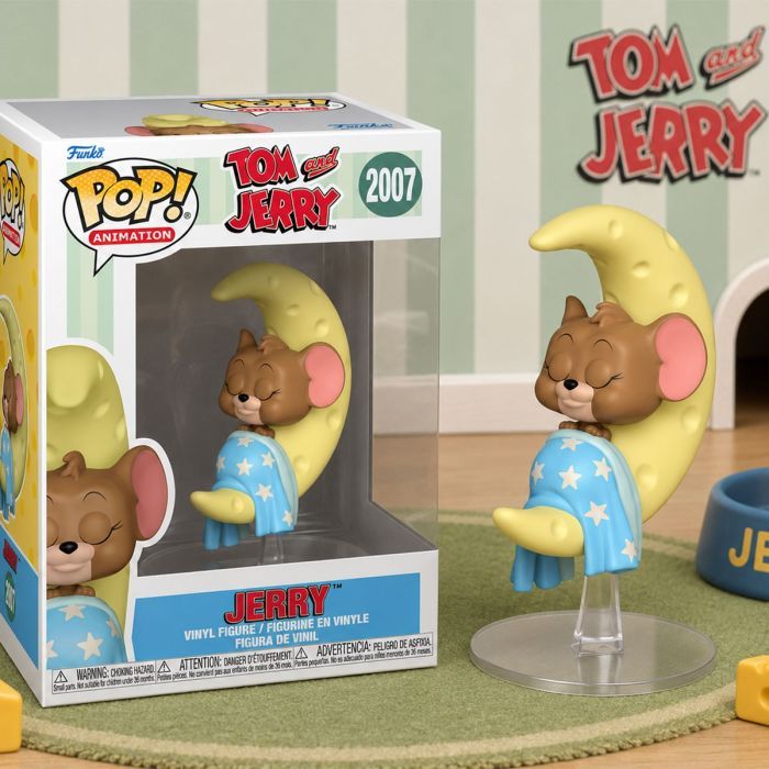 Фигурка Funko Pop серии Том и Джерри S4 - Джерри на творожном месяце (86281) изображение 3