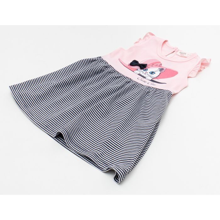 Платье детское Breeze с котиком (13339-98G-pink) изображение 2
