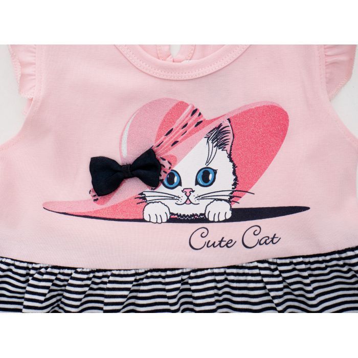 Платье детское Breeze с котиком (13339-98G-pink) изображение 3