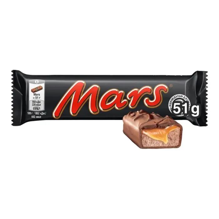 Батончик Mars шоколадний 51 г (502931) зображення 2