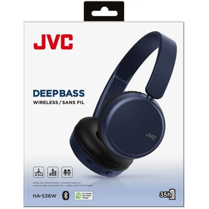 Наушники JVC HA-S36W-A Blue (HAS36W-AU) изображение 6