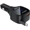 Зарядное устройство Acefast 1xUSB-C PD95W + telescopic cable USB-C black (6974316285946) изображение 2