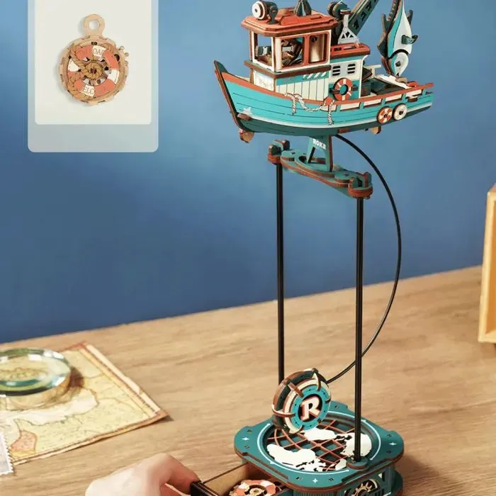 Конструктор Robotime Rokr 3D Lucky Trawler (MCD08) изображение 4