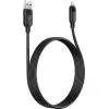 Дата кабель USB 2.0 AM to Lightning 1.2m 2.4A TPE black Acefast (6974316286202) зображення 4