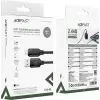 Дата кабель USB 2.0 AM to Lightning 1.2m 2.4A TPE black Acefast (6974316286202) зображення 5