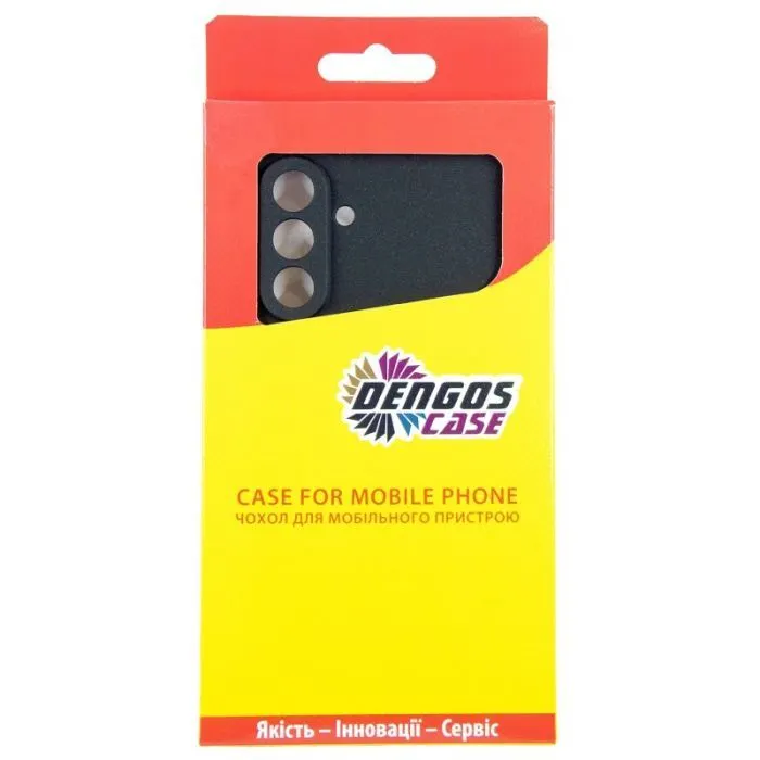 Чехол для мобильного телефона Dengos Case + Cross-body Strap Samsung Galaxy A37 Black+Grey (DG-KM-CCRB-01) изображение 4