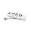 Сетевой фильтр питания Meilepai F23U, 3 роз EU, 3USB White (F23U-White)