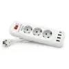 Сетевой фильтр питания Meilepai F23U, 3 роз EU, 3USB White (F23U-White)