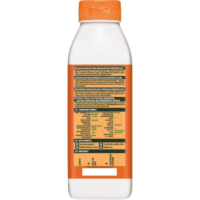 Кондиционер для волос Garnier Fructis HairFood Папайя 350 мл (3600542290388) изображение 2
