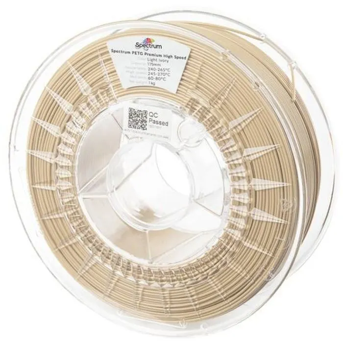 Пластик для 3D-принтера Spectrum PETG Premium HS 1.75mm 1kg Ivory, Light (81541)