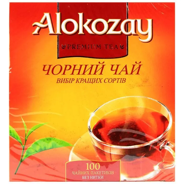 Чай Alokozay чорний 100х2 г (без нитки) (4820229041136)