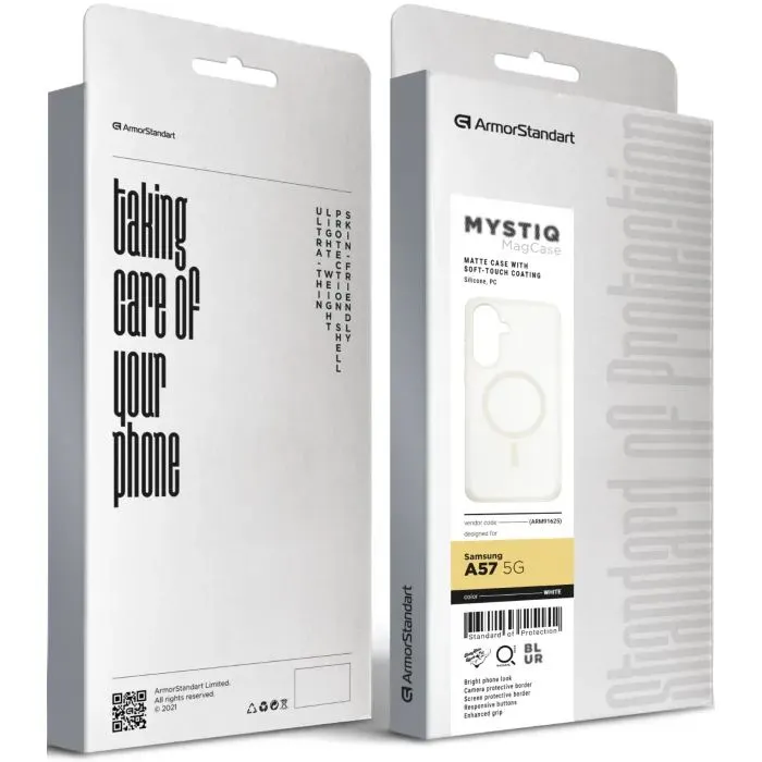 Чехол для мобильного телефона Armorstandart Mystiq MagCase Samsung A57 5G White (ARM91625) изображение 3