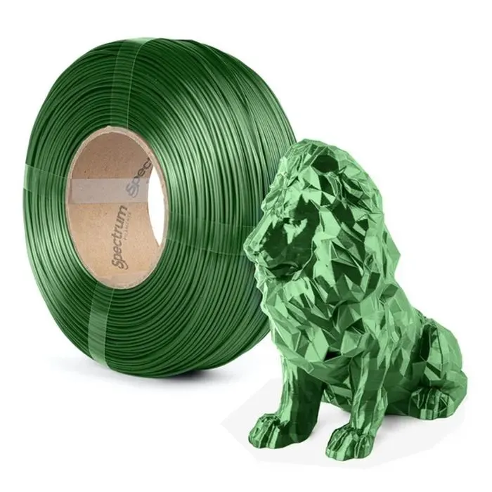 Пластик для 3D-принтера Spectrum PLA Silk 1.75mm 1kg ReFill, Green, Tropical (81322) изображение 3