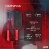 Ракетка для пиклбола Joola Agassi Heat Vision 16 Flash Yellow (600388) (932283) изображение 8