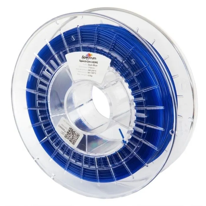 Пластик для 3D-принтера Spectrum HDPE 1.75mm 0.5kg, Blue, Dark (81635)