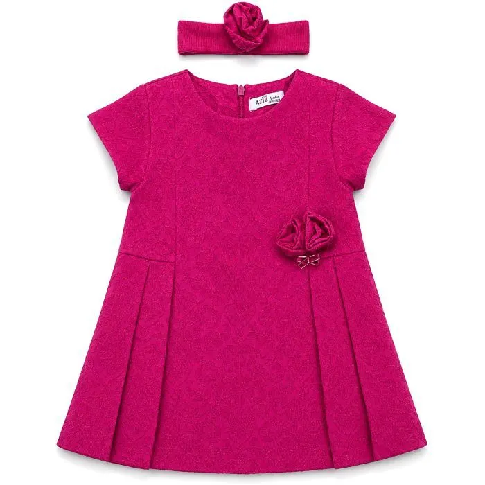 Плаття дитяче Aziz з квіточкою (52157-92G-fuchsia)
