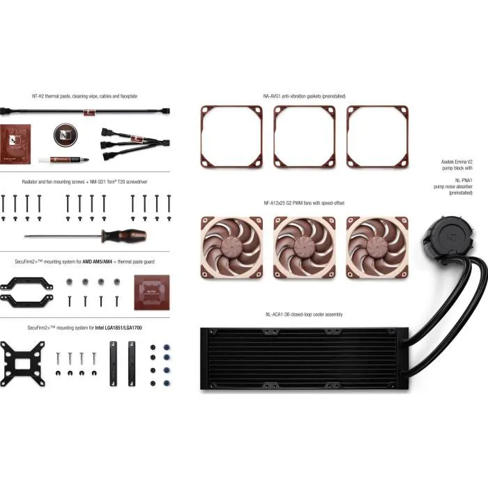 Система жидкостного охлаждения Noctua NL-LC1-36 изображение 4