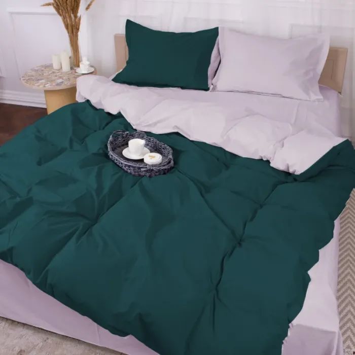 Постільна білизна MirSon Poplin Line 054 + 091 Denise 200 x 220 (2200006286059)