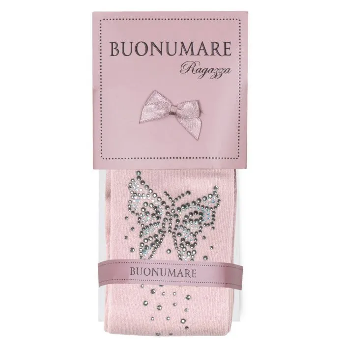 Колготки детские BNM со стразами (M0C0302-1172-3G-pink)
