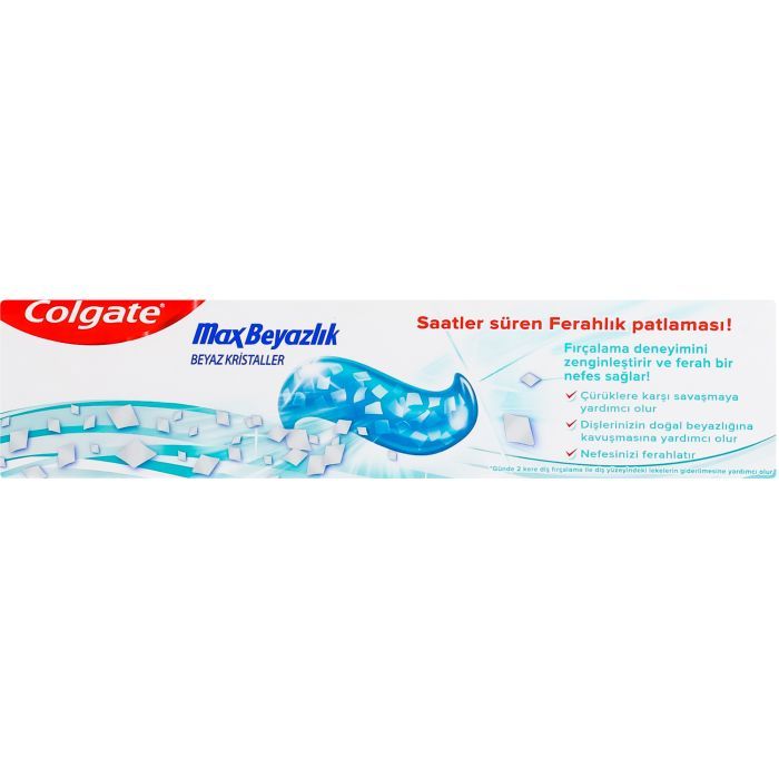 Зубна паста Colgate Max White White Crystals 125 мл (8718951312845) зображення 3