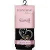Колготки детские BNM с цветами из страз (M0C0302-1183-11G-black) изображение 2