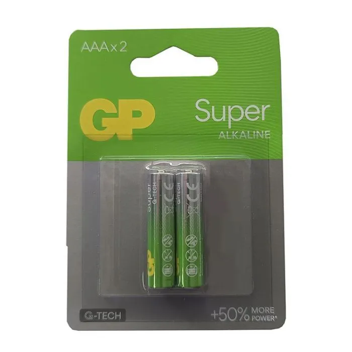 Батарейка Gp ААА LR3 Super Alcaline * 2 (24AETA21-2BC2 / 4891199000041)