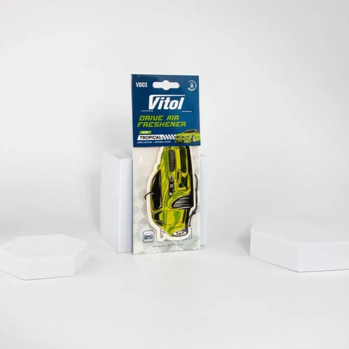 Ароматизатор для автомобіля Vitol Drive Tropical (VD03) зображення 2