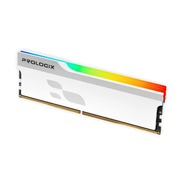 Модуль памяти для компьютера DDR4 8GB 3200 MHz Onyx White RGB Prologix (PRO8GB3200YWR4) изображение 2
