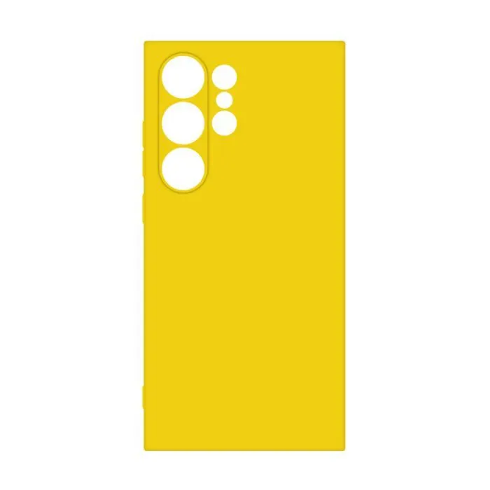 Чохол до мобільного телефона Intaleo Silicone Samsung Galaxy S24 Ultra Yellow (1283126600395)
